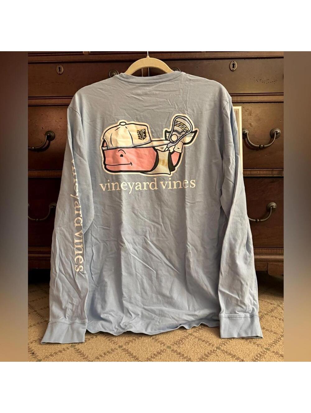 Vineyard Vines blue PLL Lacrosse long sleeved T-shirt L NWOT - Limited edition